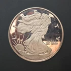 1986 Half Pound Silver Eagle 8 oz .999 Fine Silver Round Washington Mint