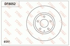 TRW DF8052 Paire De Disques Mazda 6 Berline (GJ)(2013->) 2,0 - 121Kw 164Cv
