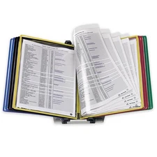 Tarifold- Inc. D291F Foldfive Desk Unit w/Display Pockets- 10 Pockets