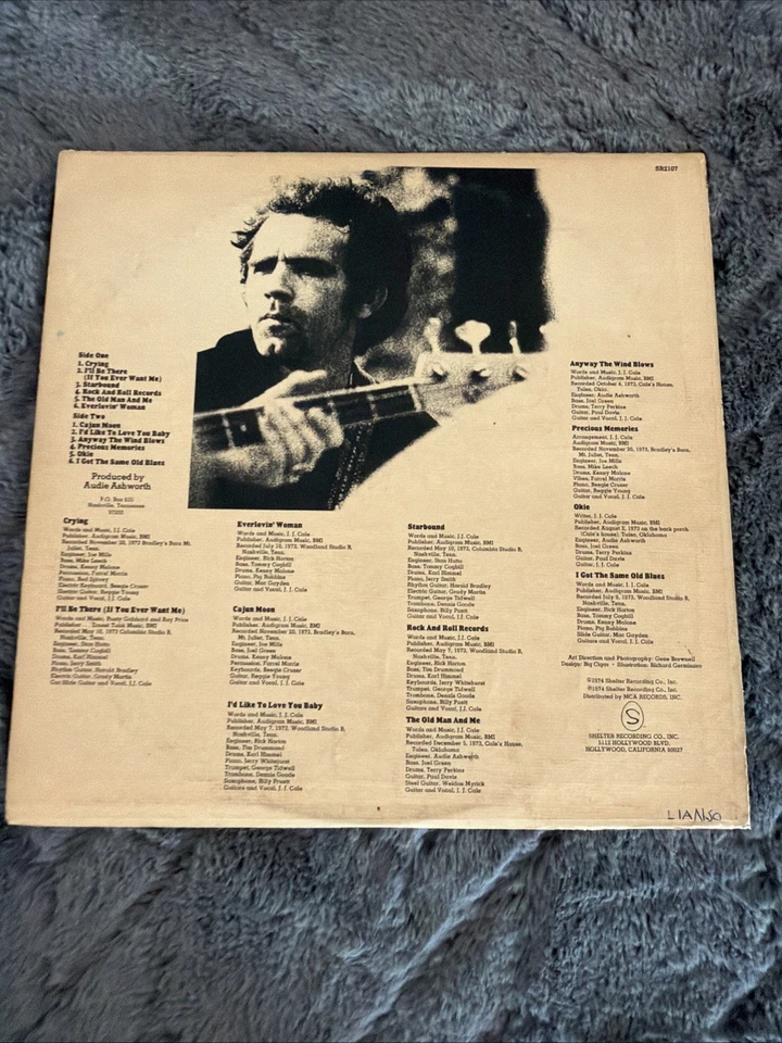 J.J. Cale Okie 1974 SR-2107 Shelter Records LP - Image 2 of 4