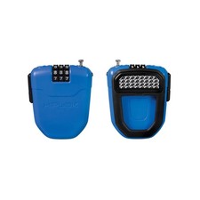 Image of Hiplok Cycle Bicycle Bike FX Wearable Retractable Combination Lock Cyan - 100 CM