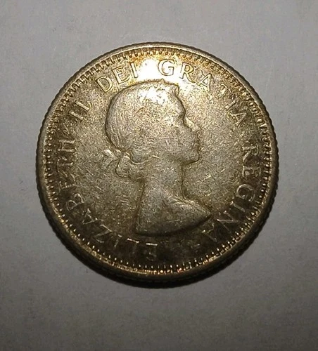 1962 Canadian 80% silver dime