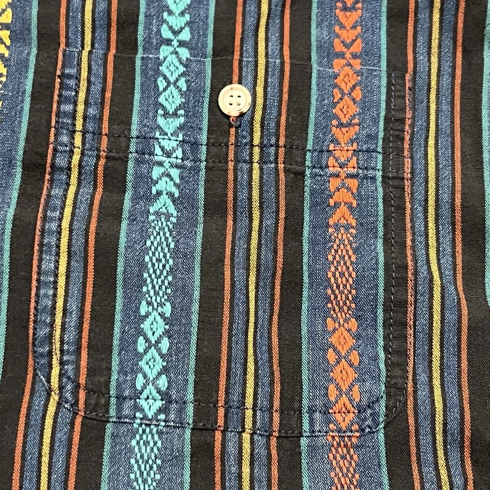 Vintage 90s Guess Georges Marciano Southwest Aztec Button Down Shirt XL NWT USA - Image 4 of 4