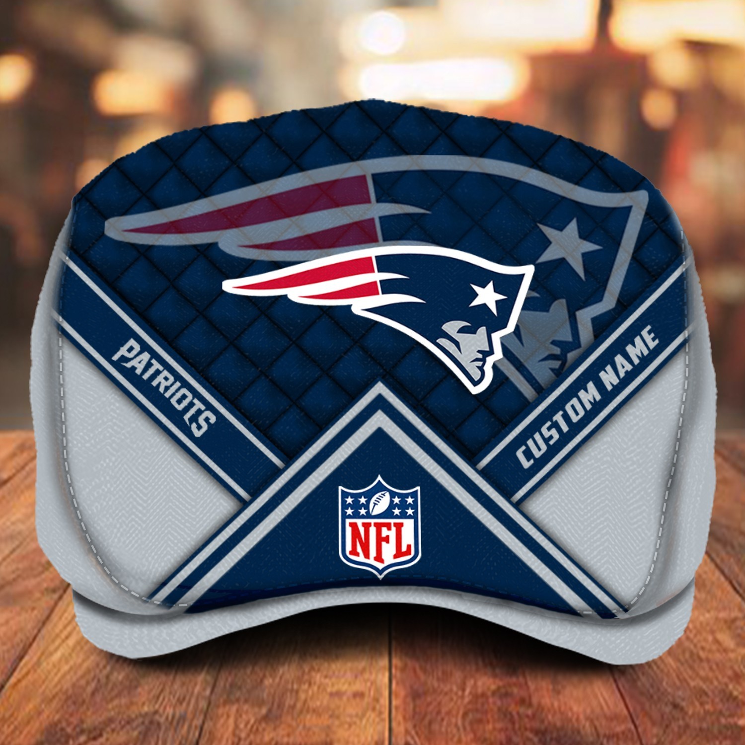 New England Team Patriots Jeff Cap NFL Newsboy Cap NFL Flat Cap NFL Jeff Cap