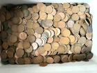 AUSTRALIA 1911-1964 bulk lot 1kg PENNY 105 plus Unsorted Coins only 42c each