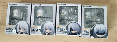 NieR:Automata 2B A2 A2 Short Hair & 9S Bundle Nendoroid ungeöffnet & NEU