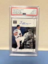 2024 Panini Impeccable - Immortal Ink Tom Glavine #II-11 /35 (AU)