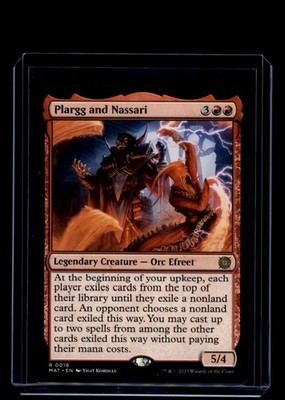 MTG Plargg and Nassari #18 Rare March of the Machine: The Aftermath