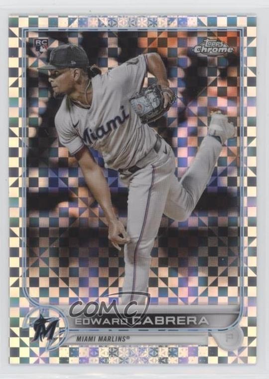 2022 Topps Chrome X-Fractor Edward Cabrera #64 10gn