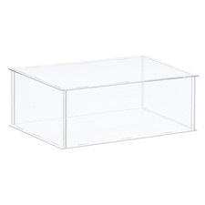 Acrylic Display Case Plastic Box Cube Storage Box Transparent 36x31x15.5cm