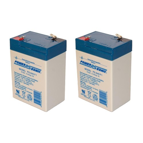 Power-Sonic Universal UB645-UPG UB645 / D5733 Battery 6V / 4.5 AH - 2 Pack - Picture 2 of 2