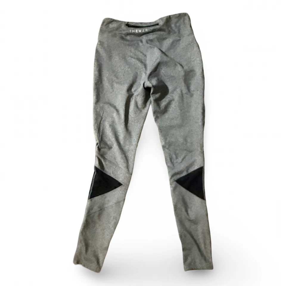 JESSICA SIMPSON The Warm Up Mujer Leggings Activos Pantalones de Yoga Talla M, Gris/Negro Foto 4 de 4