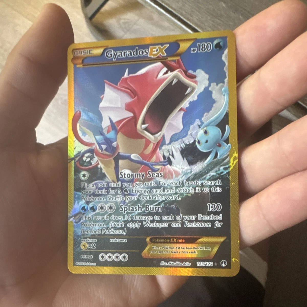 pokemon breakpoint rare cards X & Y Golduck #17 Ultra Rare Retreat cost This Gyarados Ex from XY