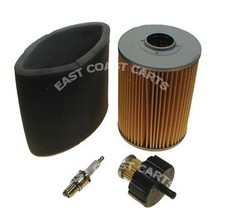 Yamaha G2, G8, G9, G11 Golf Car Tune Up Kit Air Filter, Fuel Filter,Spark plug