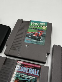 Nintendo NES Video Game Lot RC Pro-Am Racing Glove Ball Captain Skyhawk *TESTED*