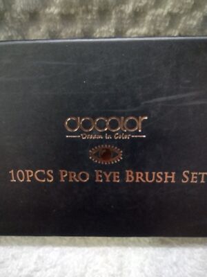 10 Pieces Pro Eye Brush Set / Docolor DC1002