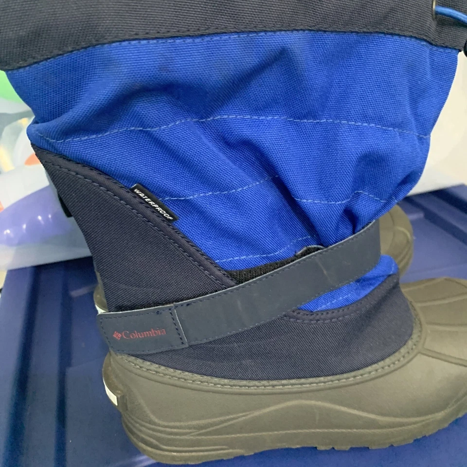 Columbia Powderbug Plus II Botas de Nieve Talla 7 Azul Negro Impermeable Aislante Foto 3 de 4