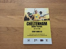 2018 Gloucestershire Cheltenham Cricket Festival Event Guide