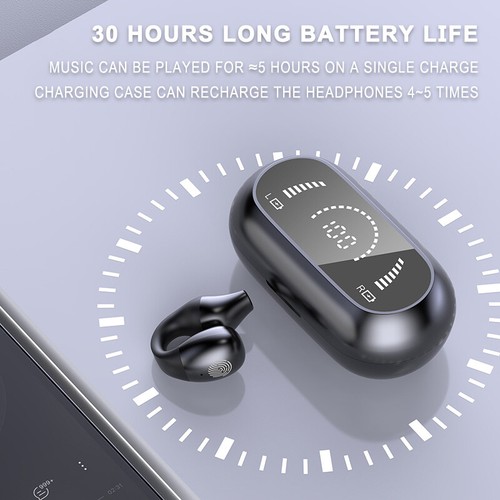 Ear Buds Earbuds Bluetooth 5.2 Blue Tooth Wireless Ear Pods Earphones - Photo 5 sur 11