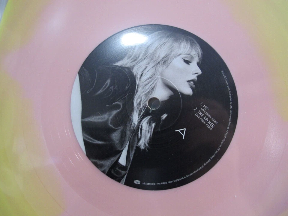 Taylor Swift Lover (Live From Paris) Heart Shaped Vinyl - Brand New - Fast Ship! - Image 2 of 4