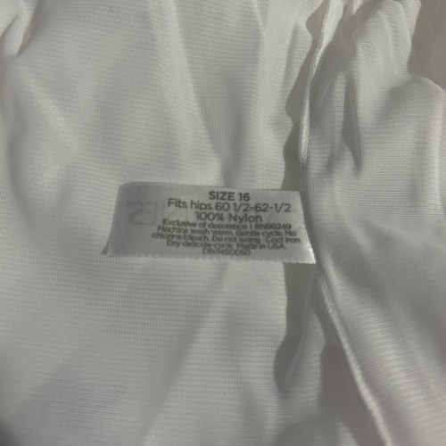 Catherines Brief Panties Underwear Nylon White Plus Size 16 or 6X - Picture 4 of 5