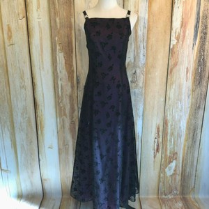 black floral dress prom
