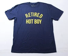 Gifted Apparel NYC Men's Short Sleeve Retired Hot Boy T-Shirt WR4 Navy Size XL