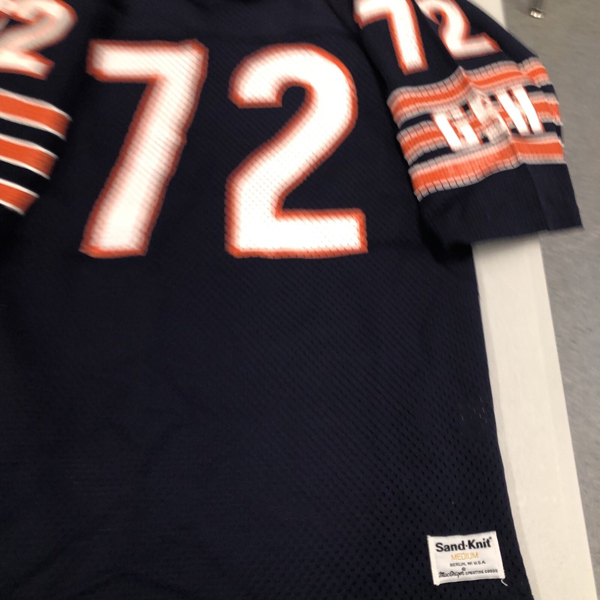 WILLIAM Refrigerator PERRY Chicago Bears Vtg NFL Sand-Knit Medium