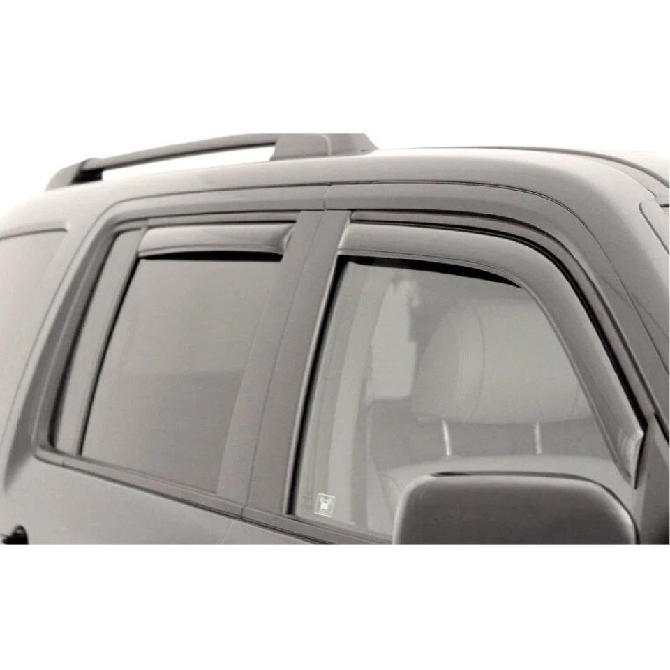 AVS Front & Rear In-Channel Smoke Window Ventvisors for 08-13 Toyota Highlander Foto 2 de 4