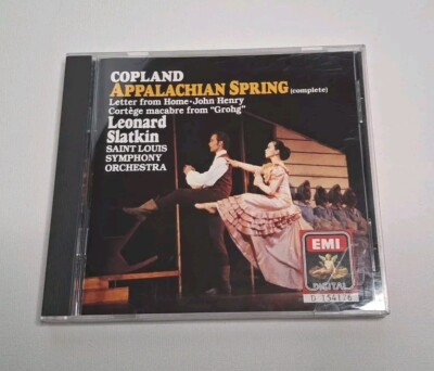 Copland Appalachian Spring Complete Leonard Slatkin EMI Digital 1988 Music CD