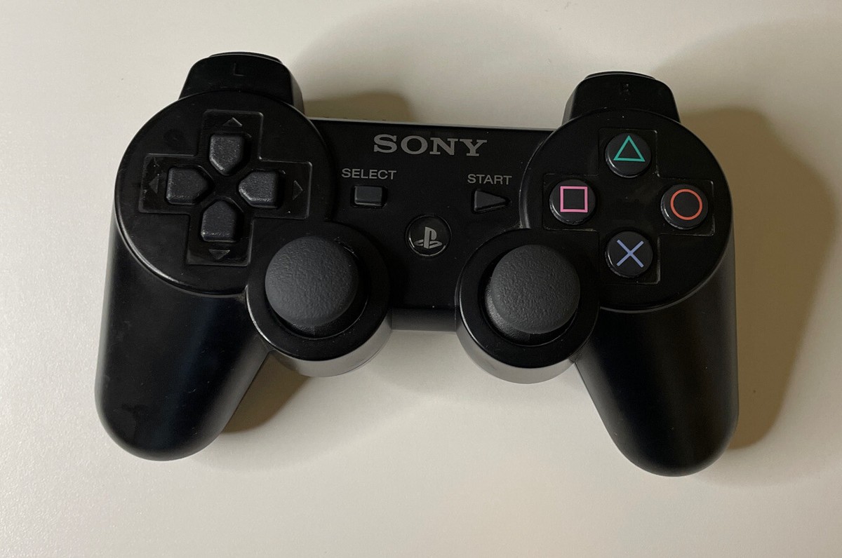 Genuine OEM Sony PS3 Dualshock 3 Controller Black CECHZC2U- TESTED