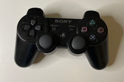 Genuine OEM Sony PS3 Dualshock 3 Controller Black CECHZC2U- TESTED