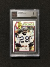 1979 Topps Football AHMAD RASHAD #30 BVG/BGS GRADED 9 - MINT B