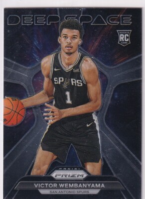 2023-24 Panini Prizm NBA No. 1 Victor Wembanyama Rookie Deep Space