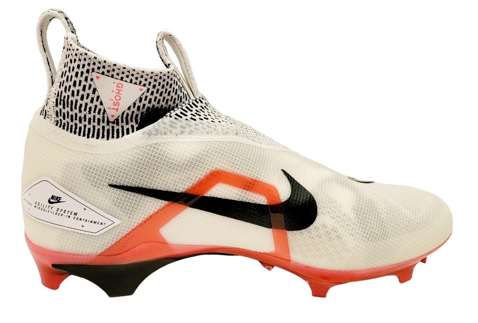 Men's Nike Alpha Menace Elite 3 Football Cleats Red White Sz 10 CT6648-103 thumbnail 3