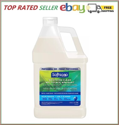 Liquid Hand Soap Refill Soothing Clean Aloe Vera Fresh Scent - 1 Gallon