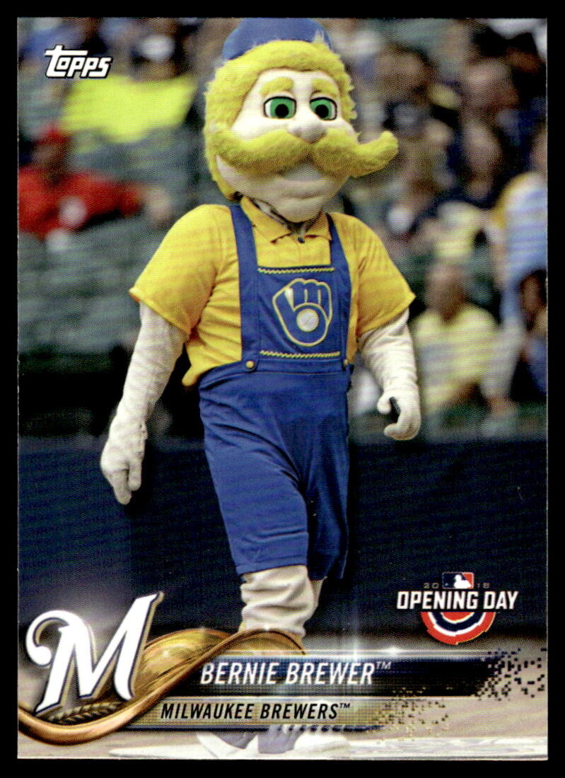2018 Topps Opening Day Bernie Brewer Mascots #M-16