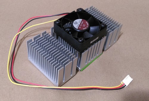 NEW Global Win 50mm 3-pin 12V DC Athlon K7 slot A CPU Cooling Fan w/ Heatsink - Picture 5 of 11