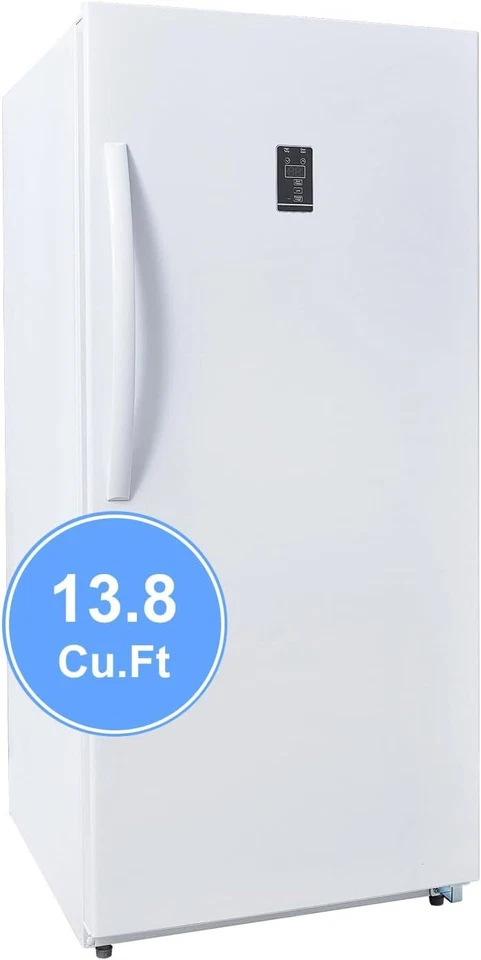 13.8 cu ft Upright Freezer/ Fridge Convertible Frost Free Restaurant Garage Home - Image 2 of 4
