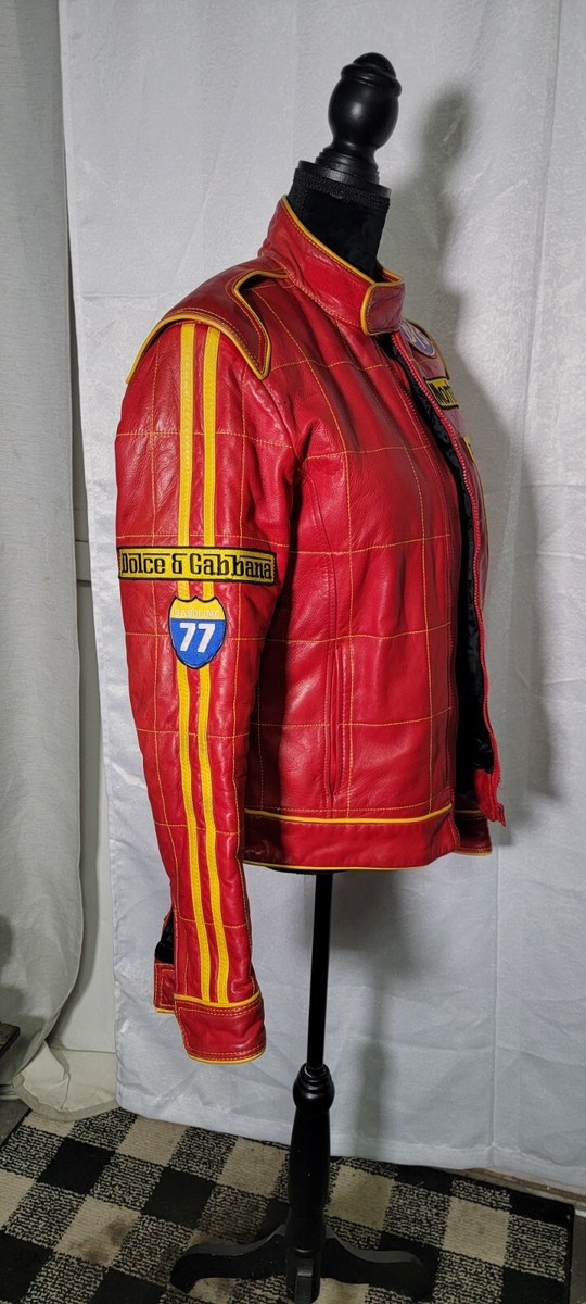 Dolce & Gabbana レッド MA-1ジャケット Dolce & Gabbana レッド MA-1ジャケット 2025年最新】D&G