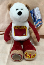 Wyoming Bear Quarter 45th Limited Treasures Coin Plush Beanie