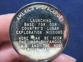 Kennedy Space Center, Silver Medal, 28.4g, V.A.B. Apollo Saturn Launching Tower
