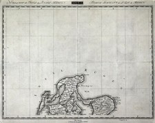 Rügen Original Kupferstich Landkarte Geogr. Institut 1807