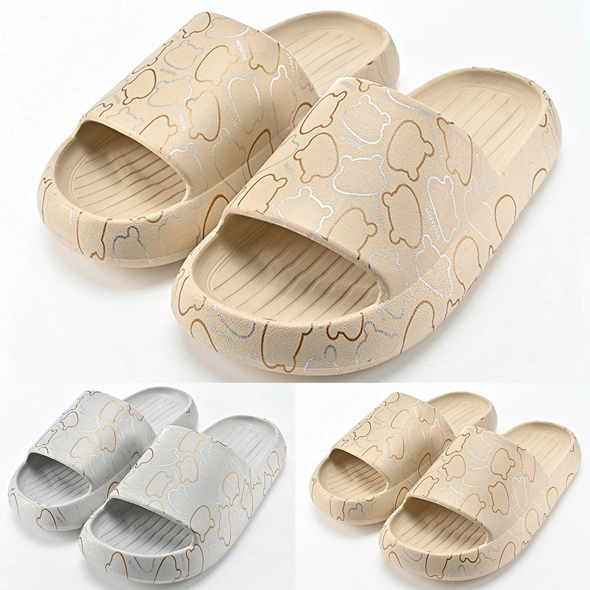Mens leather clearance house slippers
