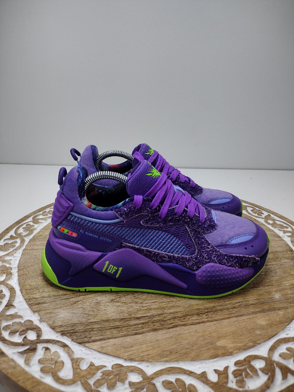 Puma Lemelo Ball RS-X Purple Galaxy 387028-01 Big Kids Size 4.5C *RARE* 🔥
