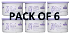 Pack Of 6 Satin Smooth Honey Wax With Vitamin E 14 Oz -