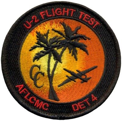 USAF AIR FORCE LIFE CYCLE MANAGEMENT CENTER   DET-4   U-2 FLIGHT TEST PATCH