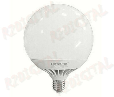 LED GLOBE LAMP BULB 20W E27 1700LM COLD WHITE LIGHT 6500K EXTRASTAR 