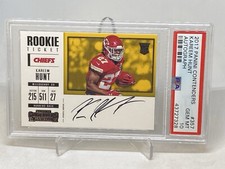2017 Contenders  Rookie Ticket Variation RPS #357 Kareem Hunt AUTO PSA 10 GEM MT