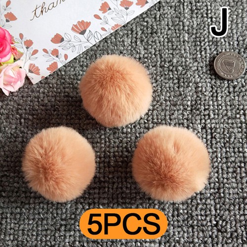 5Pcs Fluffy Soft Pompoms Plush Pompoms DIY Hat Sewing Crafts Decor - Picture 11 of 30